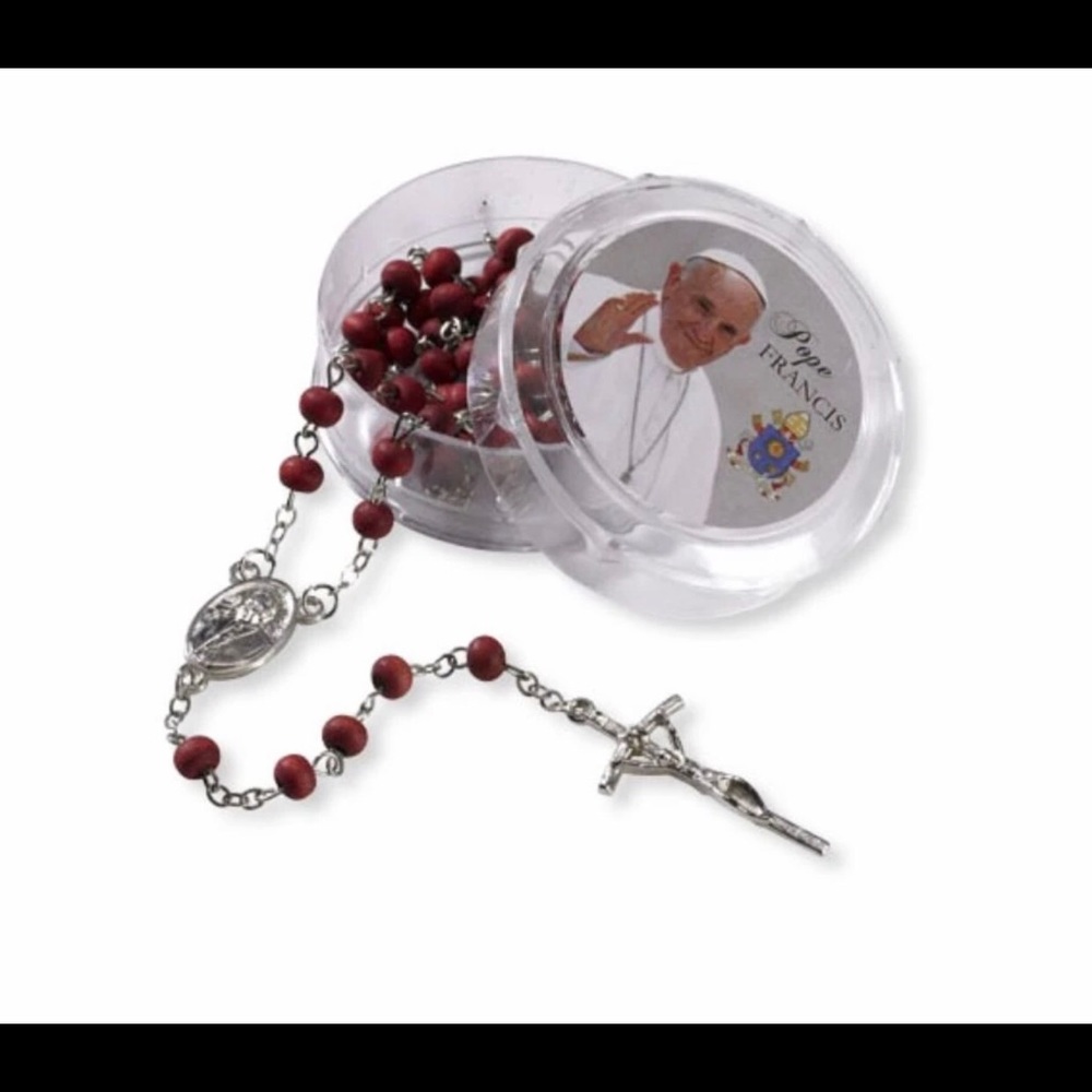 Pope Francis Rose Scented Rosary